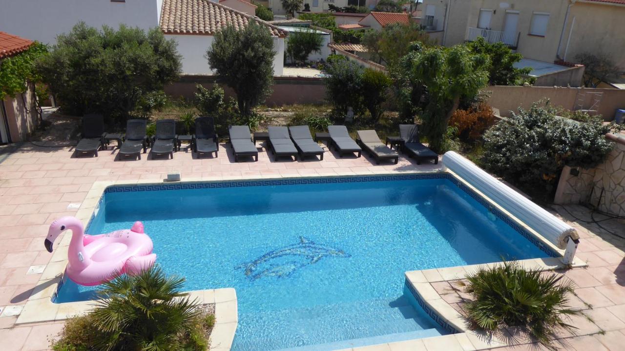 Villa Les 2 Dauphins Le Barcarès Esterno foto
